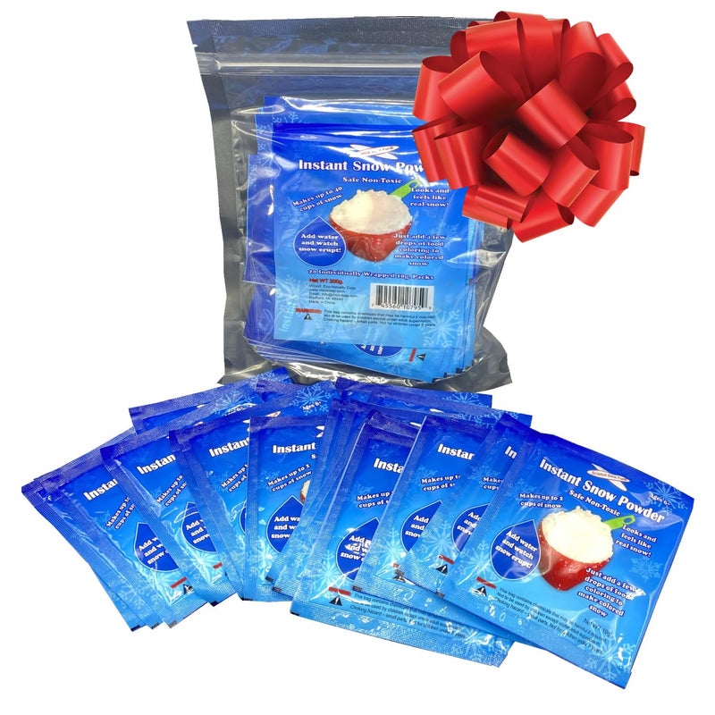 Science Gone Fun 20 Packs - Instant Snow Powder - Science Gone Fun (Tm), Will Make About 80 Cups of Fluffy Instantly Snow. - Image 2